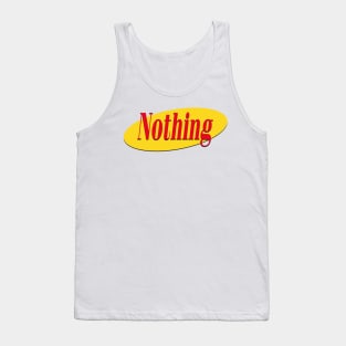 Seinfeld Show About Nothing Logo Tank Top